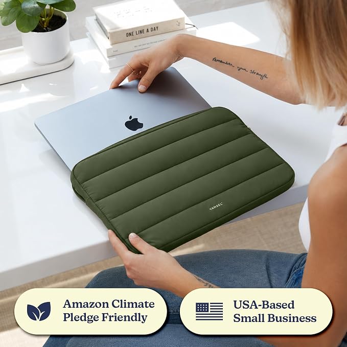 Vandel The Original Puffy Laptop Sleeve Case, 13-14 inch Laptop Sleeve Bag Case 13.3 Inch, Compatible with MacBook Air 13, Pro 14/13 iPad Pro 12.9, HP Dell ASUS, Computer Bag Cover