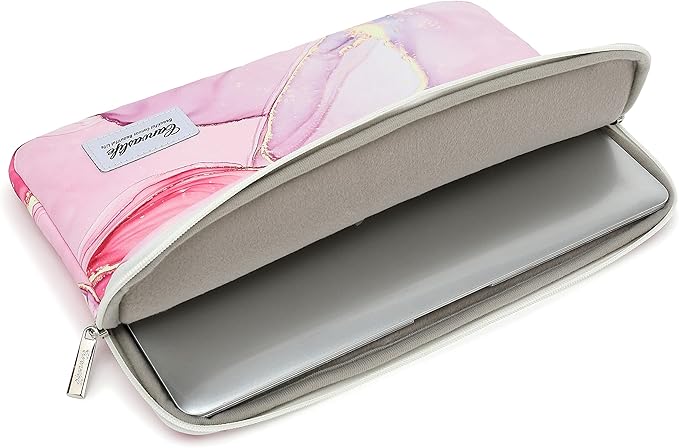 Canvaslife Pink Marble Patten Laptop Sleeve 14 inch 14.0 inch Laptop case Bag