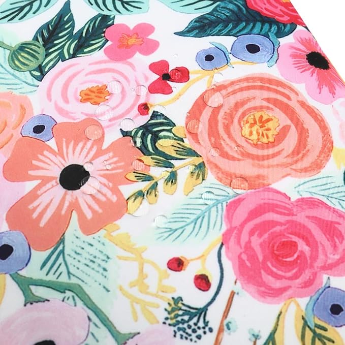 15.6-inch Notebook case, Waterproof and Shockproof Protective Computer case, can be Used to Cover Shopping cart Cases. The Notebook is Compatible with Lenovo, ASUS and HP (New Garden Roses)