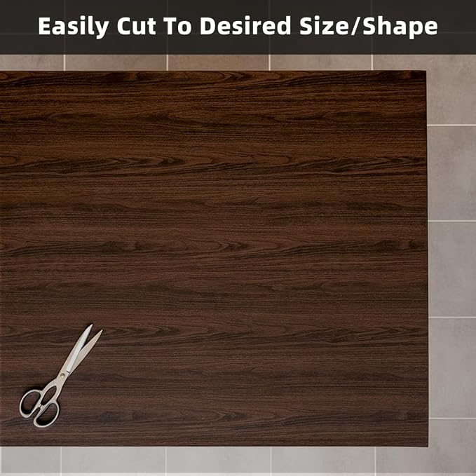 Table Cover Protector - 30×48 Inch Waterproof Easy to Clean Can Conceal Flaws Protector The Table Top from Scratches Used for Coffee Table Nightstand(Walnut Wood Grain 30×48)