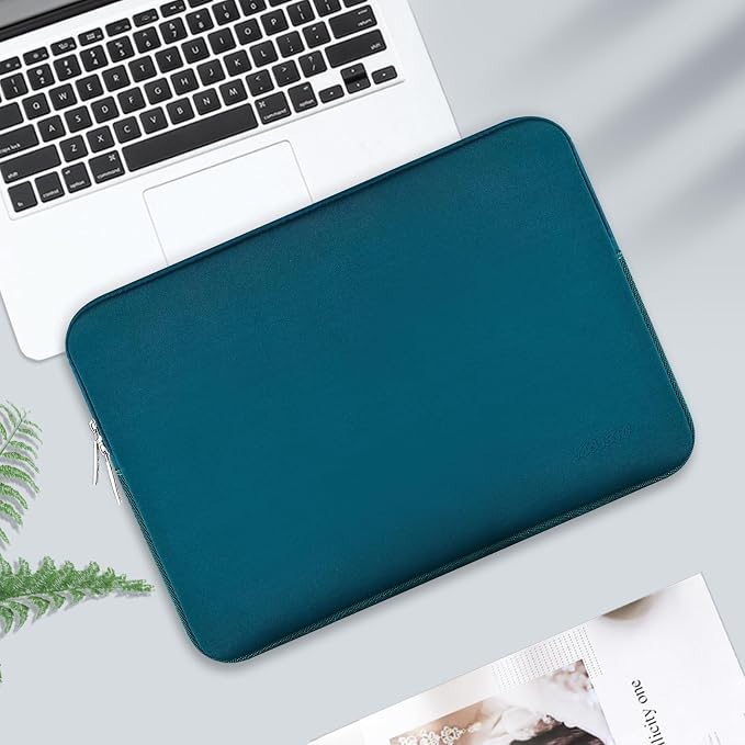 MOSISO Laptop Case 13 inch, 13 inch Laptop Sleeve Bag Compatible with MacBook Neo/Air M5 M4 M3 M2 M1 2026-2018 / Pro M2 M1 2026-2016, Neoprene Computer Sleeve Bag with Small Case, Deep Teal