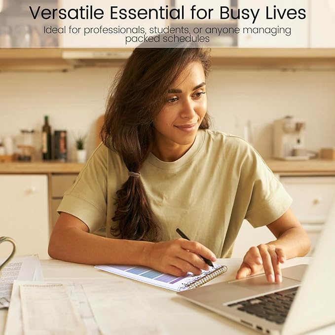 To Do List Notepad - To Do List Notebook for Work with 52 Sheets, Undated Daily Planner Perfect for Enhanced Productivity and Goal Achievement - Violet Whispers