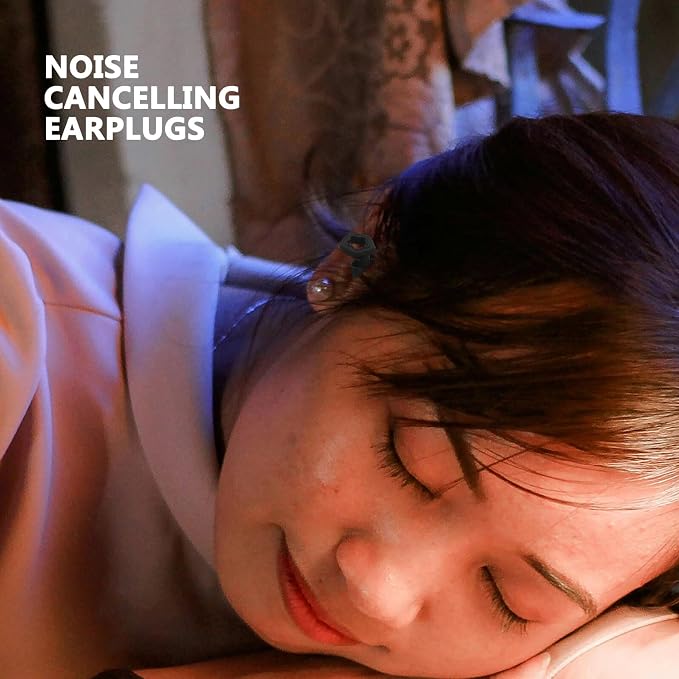 NOLITOY 3 Pairs Reusable Soft Silicone Noise Reduction Ergonomic Comfortable Fit for Sleeping Travel Concerts Swimming Focus in Small Medium Large Sound Insulation
