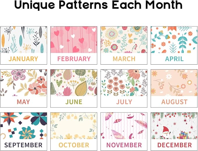Desk Calendar 2026-2027, Mokani Large Monthly Desk Calendar 2026 (Jan.2026 to Jun.2027) 17"x12" with Plastic Cover, Holidays, 234 Stickers