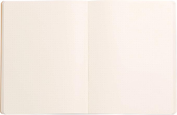 Rhodia Rhodiarama SoftCover Notebook - 80 Dots Sheets - 9 3/4 x 7 1/2 - Sapphire Cover (117558C)
