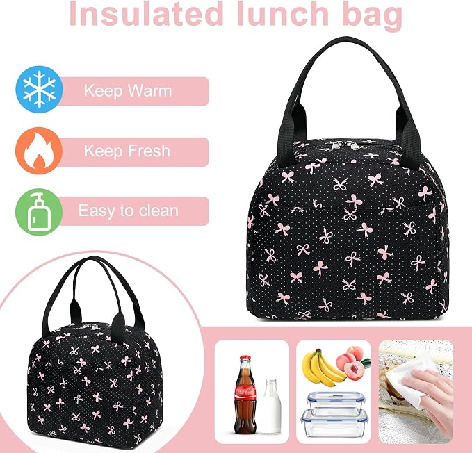 LEDAOU Backpack for Girls School Bag Kids Bookbag Teen Backpack Set Daypack with Lunch Bag and Pencil Case | Kids