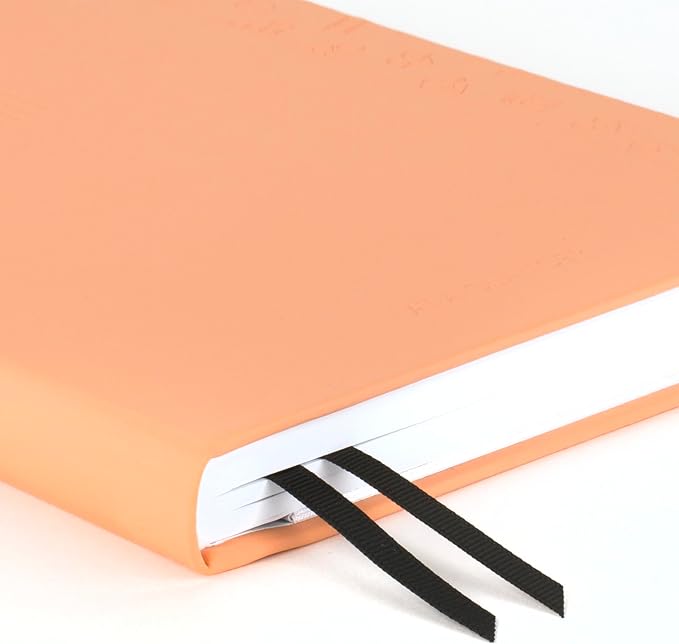 AT-A-GLANCE Wellness Journal, Undated Planner Weekly & Monthly, Self-Care Tracker for Mental & Physical Health, 5-3/4" x 8-1/4", Foundation, Peach (FDH-200)