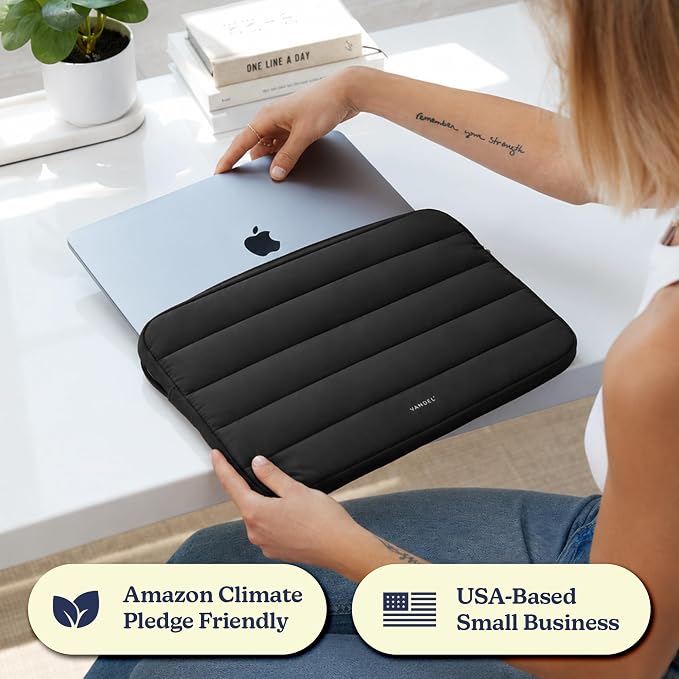Vandel - The Original Puffy Laptop Sleeve 15-16 Inch Sleeve for Women and Men MacBook Pro 16 in Case, Cute Computer Bag 15.6 Inch HP Carrying Case - Apple, Asus, Dell, HP Laptop Case 15.6 Cover