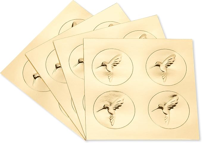 Papyrus Blank Cards with Envelopes, Gold Butterfly (14-Count)