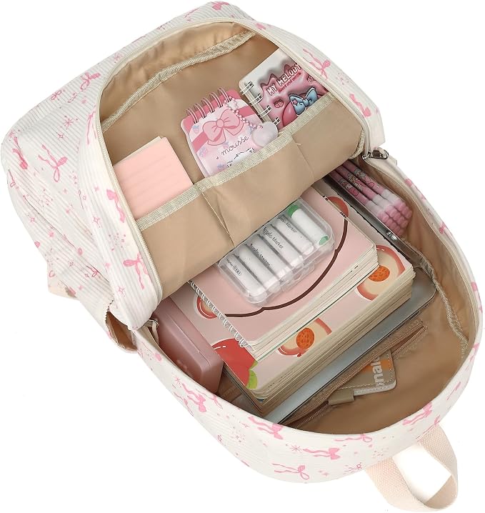 BTOOP School Backpacks for Teen Girls Bookbags Lightweight Kids Backpack School Bags Set with Lunch Box Pencil Case