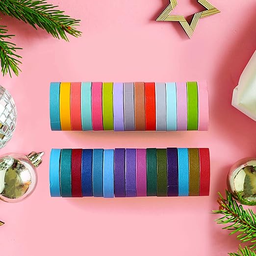 Ieebee AOAPMN 40 Rolls Washi Tape Set, Decorative Masking DIY Tapes for Children and Gifts Warpping (Mix)