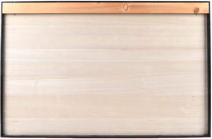 Prinz Work From Home Wall-Mounted Desk, Black Folding With Chalkboard Front, Space-Saving Floating Design, Ready to Hang, Interior Shelves, 36 x 24 x 5 Inches