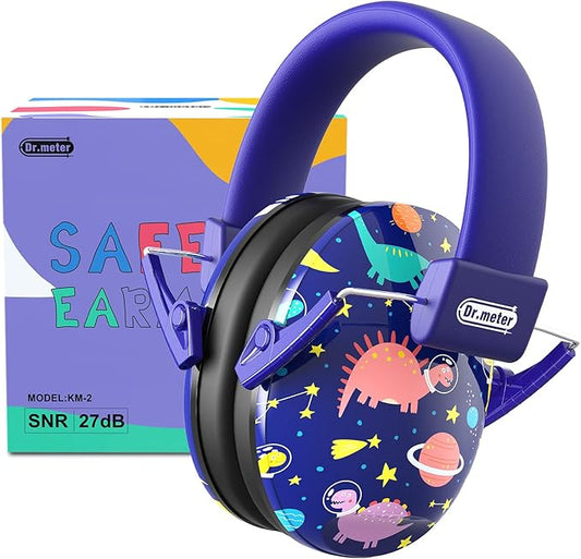 Noise Cancelling Headphones for Kids Adults: 27SNR Adjustable Ear Muffs for Noise Reduction- Kids Ear Protection for Monster Jam, Airplane, Fireworks, Concerts and Sports Events