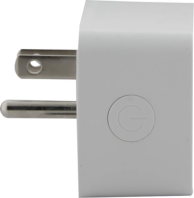 Satco S11266 Starfish On/Off WiFi Smart Plug Outlet, Works with Siri, Alexa, Google Assistant, SmartThings, White