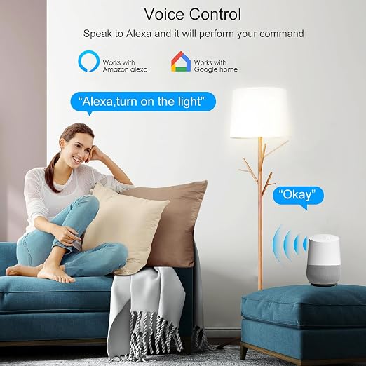 30A Hight Power WiFi Smart Switch Relay, use Ewelink APP Remote with Timer, with 2.4Ghz Wireless Transmitter, Compatible with Alexa & Google Home