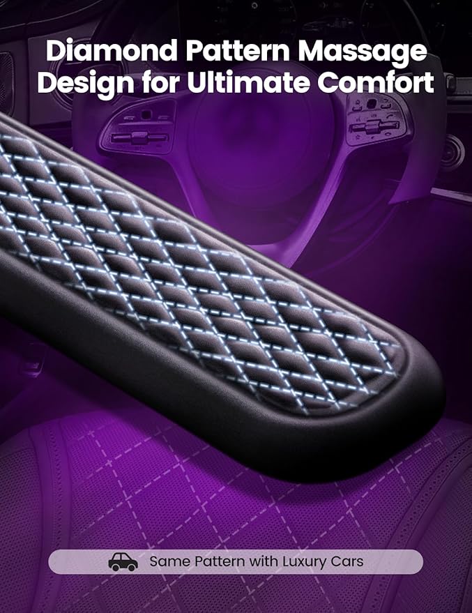Vaydeer Wrist Rest for Keyboard and Mouse, Computer Ergonomic Wrist Support Pad, Soft Memory Foam Arm Cushion for Desk, Palm Hand Office Laptop Typing-Gray
