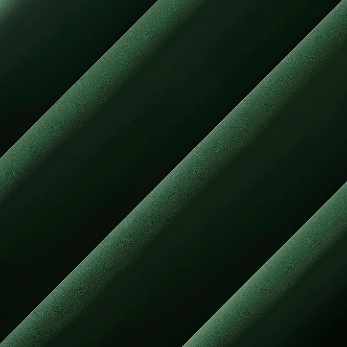 Sun Zero Nordic 2-Pack Theater Grade Noise Reducing Extreme 100% Blackout Grommet Curtain Panel Pair, 52" x 108", Evergreen