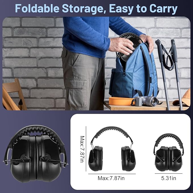 2 Pack Noise Cancelling Headphones for Kids, Kids Ear Protection 28dB SNR Noise Reduction Ear Muffs for Children/Toddler,Noise Cancelling Hearing Protection For Fireworks/Monster Truck