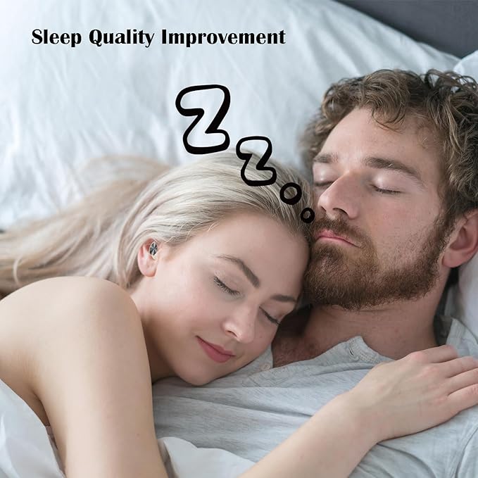 Ear Plugs for Sleeping Noise Cancelling, Soft for Concert, 20~30dB Reusable for Noise Reduction with 8 Ear Tips, Silicone Hearing Protection Earplugs for Sleep, Work