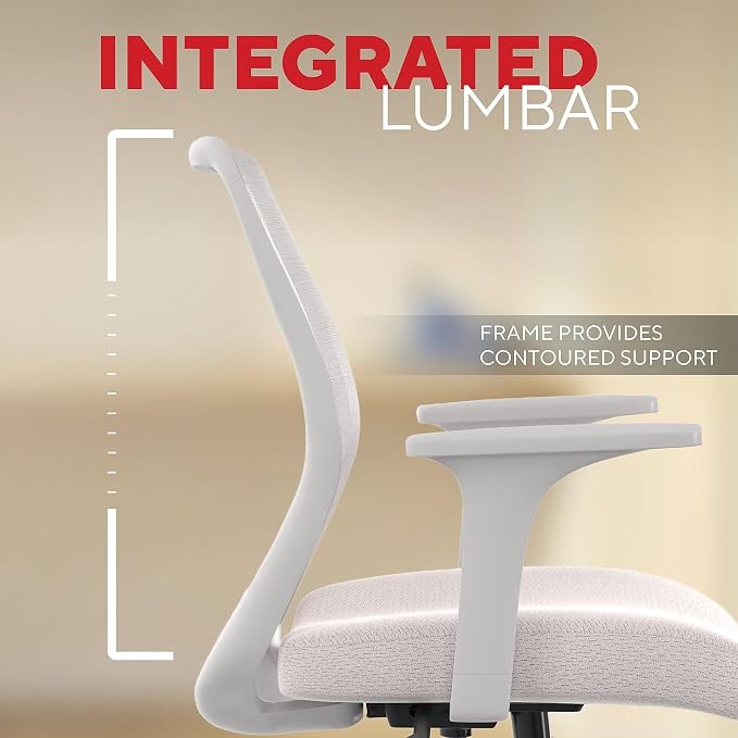 Staples Ergonomic Task Chair, Mesh, Gray