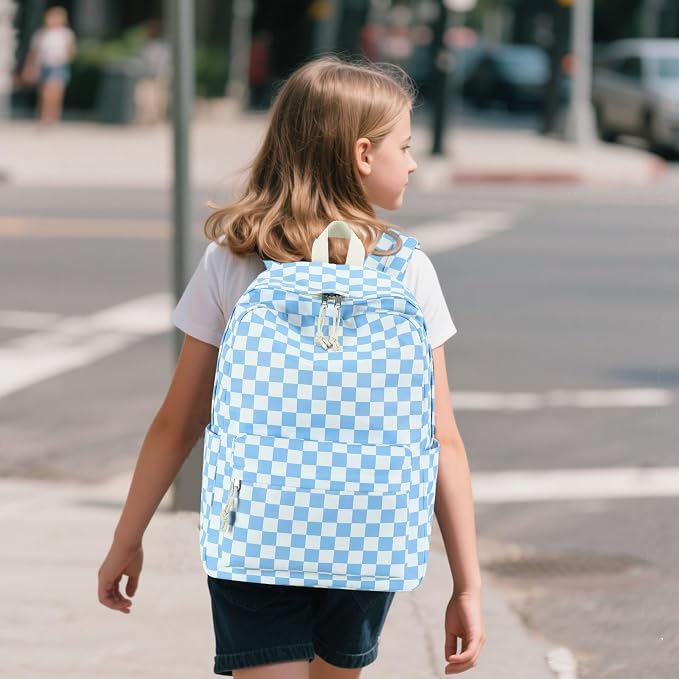LEDAOU Backpack for Girls School Bag Kids Bookbag Teen Backpack Set Daypack with Lunch Bag and Pencil Case | Kids