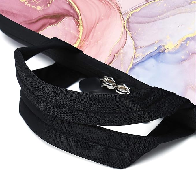 15.6" Laptop Sleeve 14" 15" 15.4" Chromebook Case Ultrabook Case Notebook Sleeves PC Messenger Bag (Pink Marble)