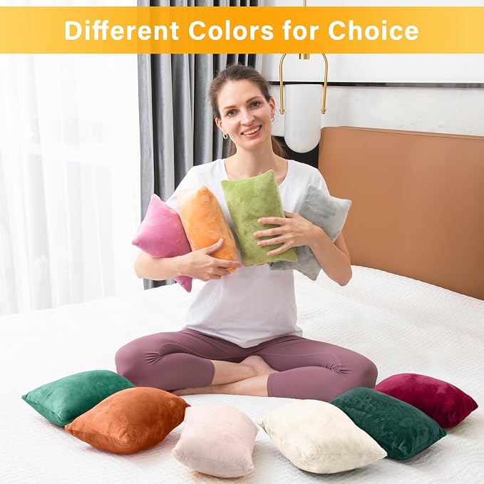 1 MIDDLE ONE 2 Pack Small Pillow, Memory Foam Mini Pillow 11 X 7 Inches for Travel, Sleeping, Nap and Neck, Knee, Lumbar Support, Tiny Cushion for Pet, Dogs (Dark Green)