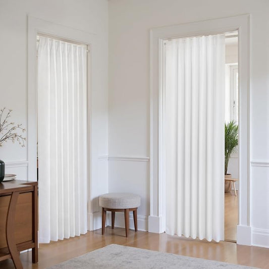 KOUFALL 78 Inch Room Divider Curtains for Door Separation,Thermal Insulated Sound Proof Curtains for Doorway