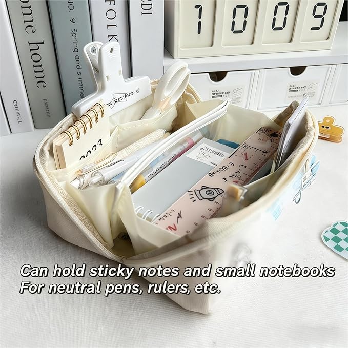 Cute Stationery Set for Girls, Capybara Stationery Set with Pencil Case, Kawaii School Supplies Kit with Pens Stickers Memo Notes, Aesthetic Desk Accessories, Back to School Gift for Kids Teens