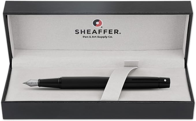 Sheaffer 300 Matte Black Lacquer Fountain Pen