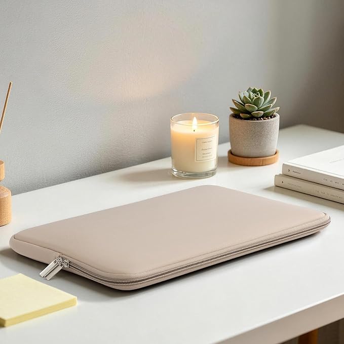 RAINYEAR 13 Inch Laptop Sleeve Compatible with 13.3" MacBook Air/Pro M1 M2 M3 M4 M5 A3449 A3240 A3113 A2681 A2338 Carrying Computer Bag Protective Cover Case (Khaki)