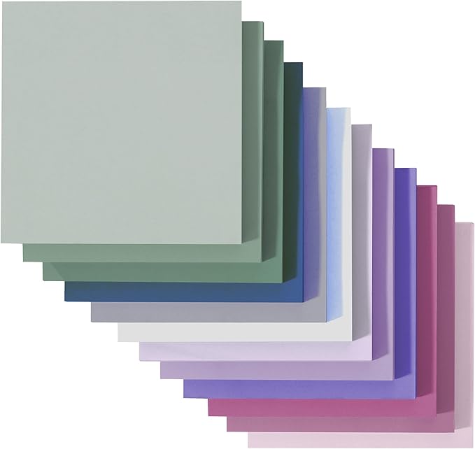 Mr. Pen- Colorful Sticky Notes, 3”x3”, 12 Pads, Mute Colors Sticky Notes Bulk, Self-Stick Note Pads, Stocky Notes for Bible Journaling