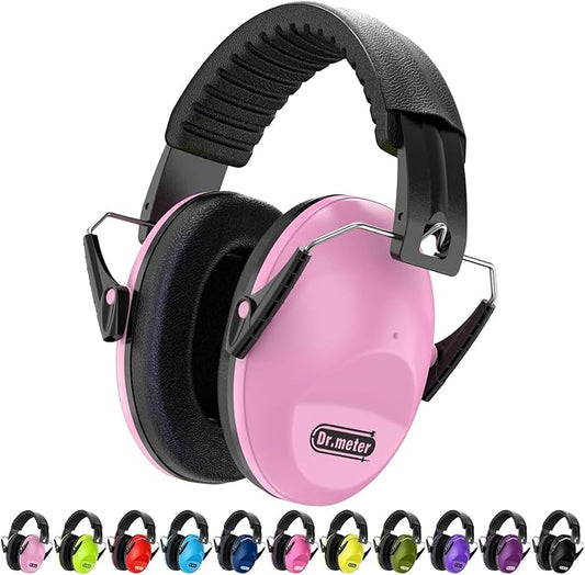 Noise Cancelling Headphones for Kids: SNR27.4 Kids Ear Protection Earmuffs with Adjustable Headband, Ear Muffs for Noise Reduction in Monster Jam, Concert, Firework, Mowing, Autism Sensory