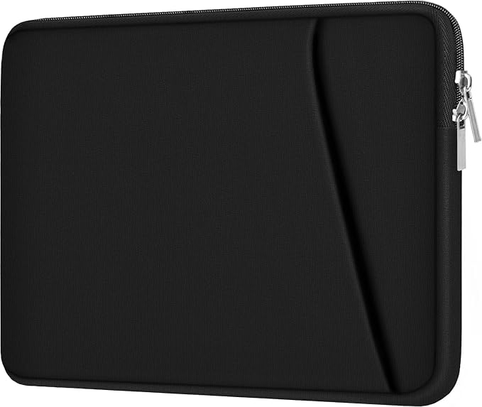 Askuko 15 inch Laptop Sleeve Bag, Shockproof Protective Case Cover, Handbags Portable Notebook Bag for 15-16 inch HP Dell Asus Lenovo Computer, Laptop Case with Front Pocket, Black