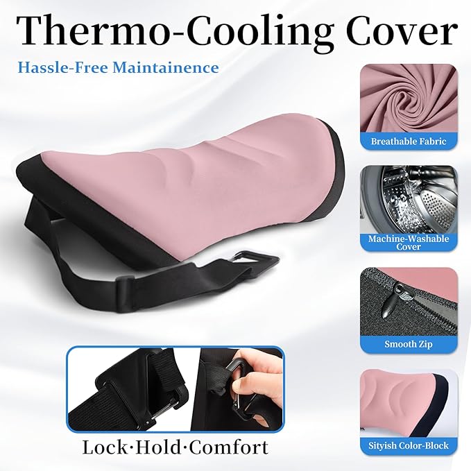 Lumbar Support Pillow for Office Chair - Lumbar Pillow for Car, Memory Foam Ergonomic Lumbar Support Pillow for Car Back Support for Office Chair