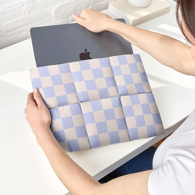 Vandel Puffy Laptop Sleeve 13 inch - 14 inch Waterproof Laptop Sleeve Case, Compatible with 13 inch MacBook Air/Pro 13 / MacBook Pro 14, iPad Pro 12.9, 13.3 in HP Dell, Air Case, Computer Bag Cover