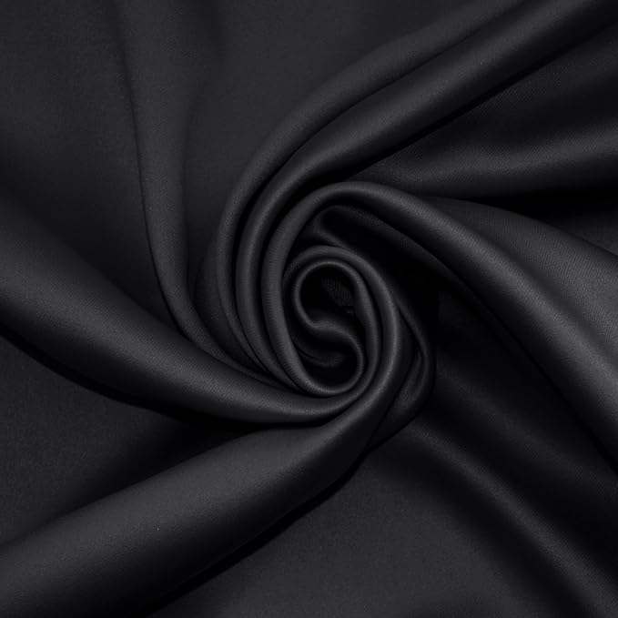 Sun Zero Nordic 2-Pack Theater Grade Noise Reducing Extreme 100% Blackout Grommet Curtain Panel Pair, 52" x 63, Coal Gray