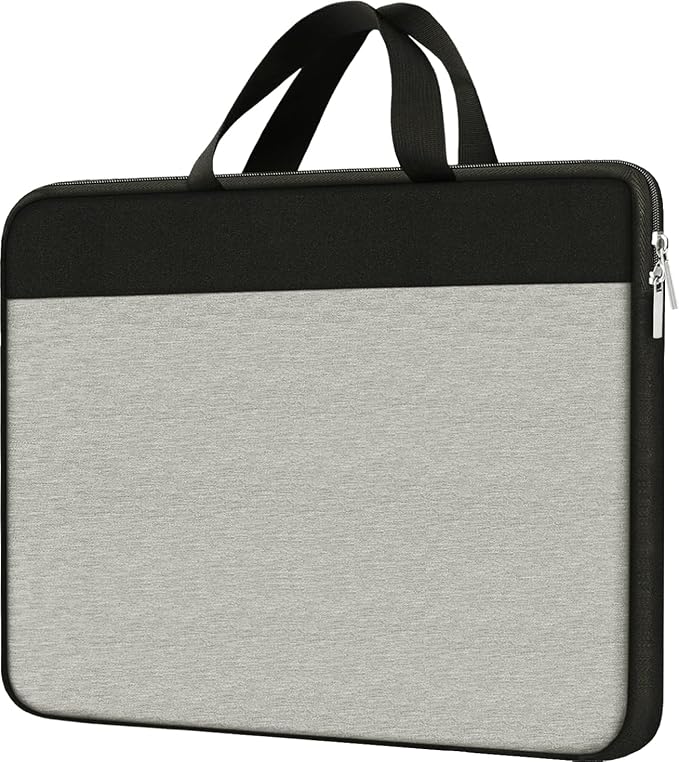 Laptop sleeve 15.6 inch, Laptop Case, laptop bag, Durable Shockproof Protective Computer Cover Carrying Bag Briefcase for 15" 15.6" HP Asus Acer Dell Lenovo Laptop Notebook Ultrabook, (Black/Grey)