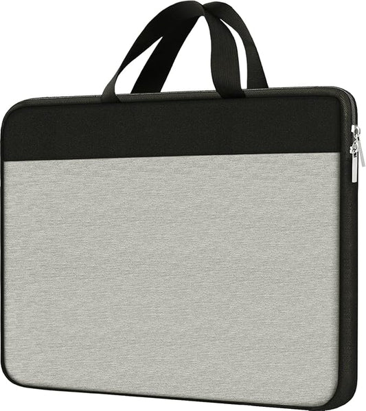 Laptop sleeve 15.6 inch, Laptop Case, laptop bag, Durable Shockproof Protective Computer Cover Carrying Bag Briefcase for 15" 15.6" HP Asus Acer Dell Lenovo Laptop Notebook Ultrabook, (Black/Grey)