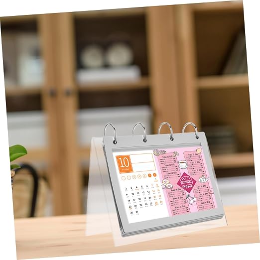 Flip Chart Stand Acrylic Material V-Shaped Design for Easy Flipping Multi-Page Document Stand for Menus Drink Lists Calendars Stable and Low Maintenance
