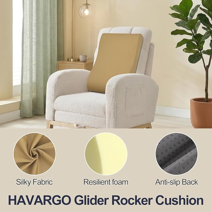 2-in-1 Neck Pillow Lumbar Support Pillow for Recliner Couch & Nursery Glider Chairs- High-Resilient Foam Cushion Ergonomic Back Support for Comfort in Rocking, Feeding, Nursing Brown M