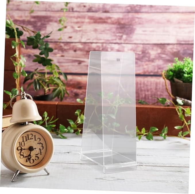 Generic Acrylic Desk Calendar Holder Minimalist Display Rack for Office and Home Sturdy Flip Calendar Stand for Stylish Organization for Kitchen and Shops