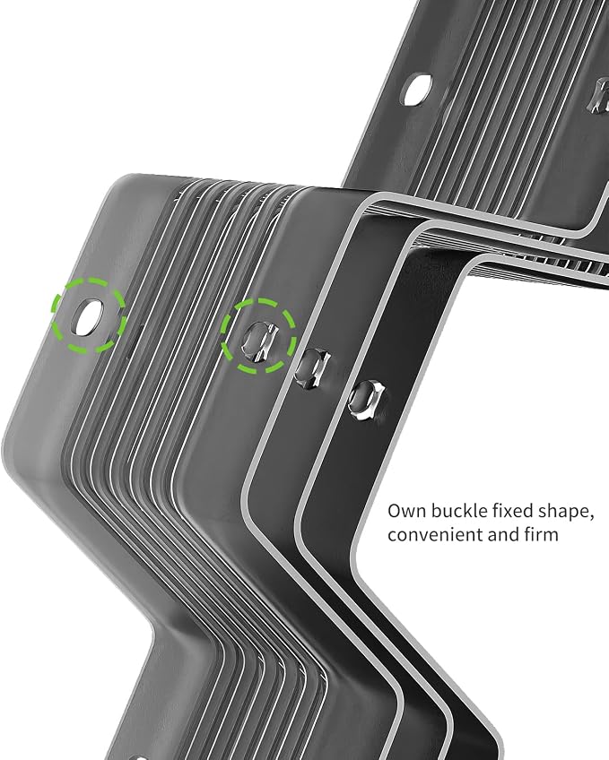 Honeycomb Separator Adjustable Drawer Organizer Divider for Underwear Belt-Scarf Socks Organizer (Black(2pcs))