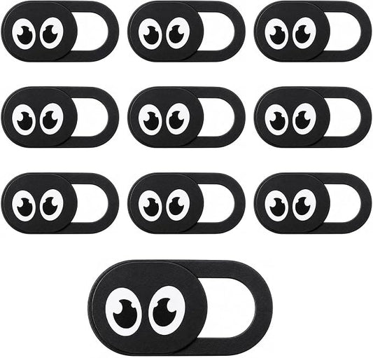 10 PCS Cell Phone Camera Cover Laptop Camera Cover Slide Webcam Covers Slide Ultra-Thin for Laptop, Smartphone, Tablet, Desktop, Easy Installation