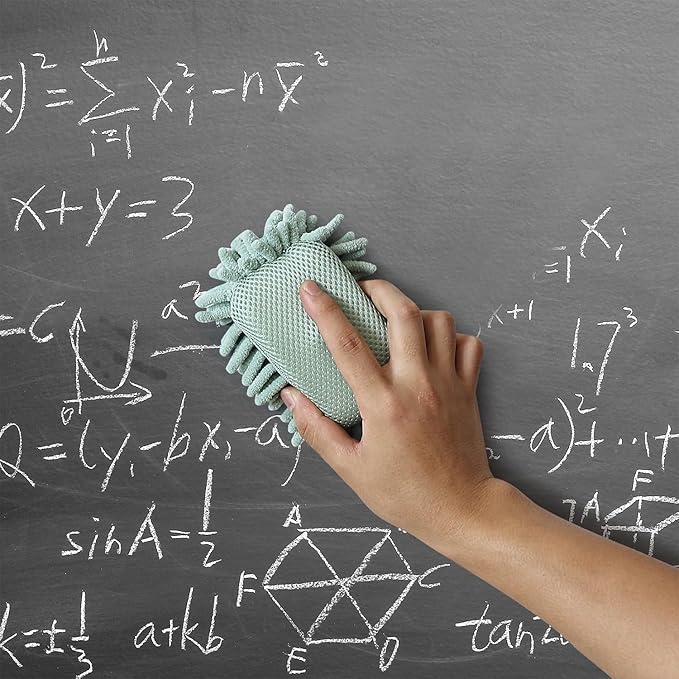 Mr. Pen- Magnetic Microfiber Shag Whiteboard Erasers, 4" x 6", 12 Pack, Bulk, Dual Surface, Washable Large Dry Erase Board Cleaner for Chalk, Marker, Classroom, Office, Home