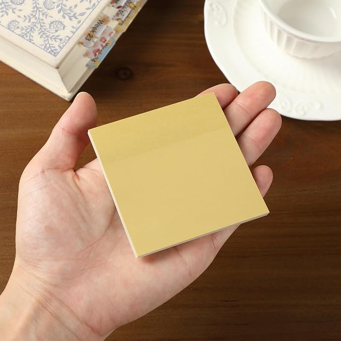 Mr. Pen- Sticky Notes, 3"x3", 12 Pads, 600 Sheets, Autumn Earth | Sticky Notes Bulk, Self-Stick Note Pads, Perfect for Office, School, Home, Study & Organization