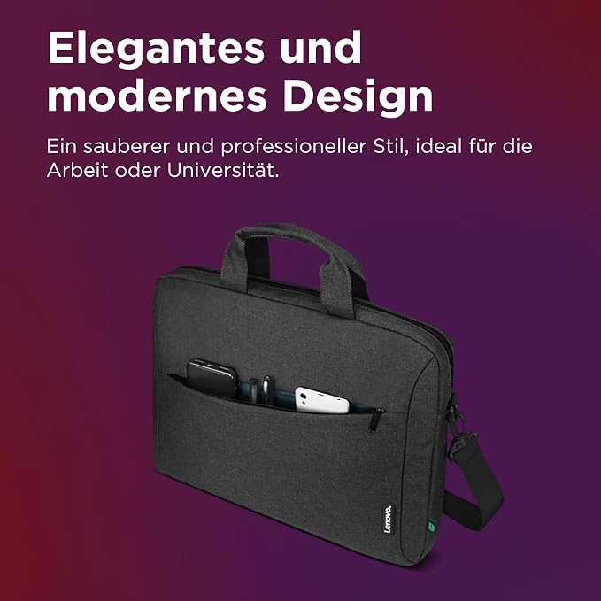 Lenovo Laptop Carrying Case T210, 15.6-Inch Laptop and Tablet, Sleek Design, Durable and Water-Repellent Fabric