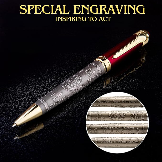 S&R Somit Fancy Pen with Gift Box - Luxury Pen – Best Writing Pen Gift for Men & Women, Valuable Business, Office, Executive Gift for Family & Friends - Fancy Pens – Special Engraving