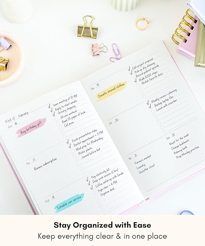 Lamare ADHD Planner for Adults Women – The Ultimate Daily Productivity Planner