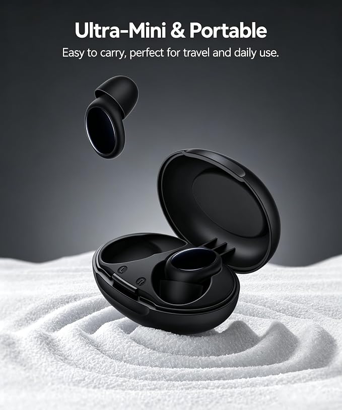 Reusable Silicone Ear Plugs for Sleeping, 45dB NRR Noise Reduction Hearing Protection, Super Soft Moldable Putty Earplugs for Side Sleepers, Snoring, Travel, Loud Noise Cancelling for Work & Study
